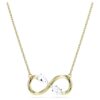 Eternity-hanger met in het laboratorium gekweekte diamanten 0,35 karaat in totaal, gemengde vormen, 14K geelgoud Eternity-hanger met in het laboratorium gekweekte diamanten 0,35 karaat in totaal, gemengde vormen, 14K geelgoud