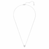 Eternity-hanger met in het laboratorium gekweekte diamanten 0,5 karaat in totaal, hartvorm, sterlingzilver Eternity-hanger met in het laboratorium gekweekte diamanten 0,5 karaat in totaal, hartvorm, sterlingzilver