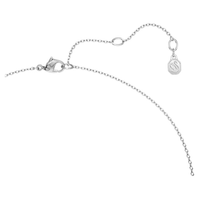 Eternity-hanger met in het laboratorium gekweekte diamanten 0,5 karaat in totaal, hartvorm, sterlingzilver Eternity-hanger met in het laboratorium gekweekte diamanten 0,5 karaat in totaal, hartvorm, sterlingzilver