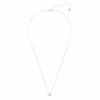 Eternity-hanger met in het laboratorium gekweekte diamanten 0,5 karaat in totaal, ronde vorm, sterlingzilver Eternity-hanger met in het laboratorium gekweekte diamanten 0,5 karaat in totaal, ronde vorm, sterlingzilver