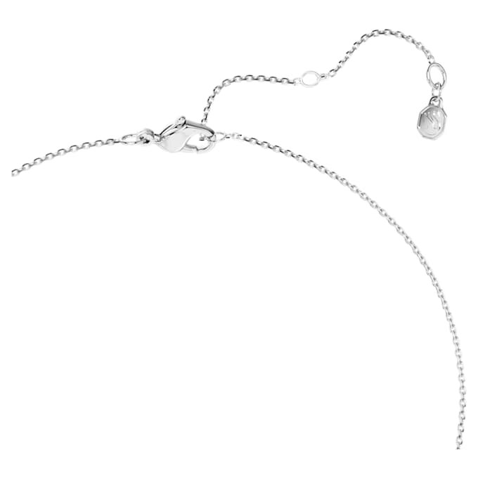 Eternity-hanger met in het laboratorium gekweekte diamanten 0,5 karaat in totaal, ronde vorm, sterlingzilver Eternity-hanger met in het laboratorium gekweekte diamanten 0,5 karaat in totaal, ronde vorm, sterlingzilver
