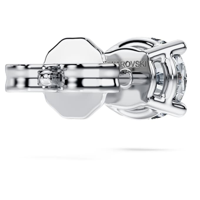 Eternity-oorbellen met in het laboratorium gekweekte diamanten 0,5 ct totaal, enkel, ronde vorm, 14K witgoud Eternity-oorbellen met in het laboratorium gekweekte diamanten 0,5 ct totaal, enkel, ronde vorm, 14K witgoud