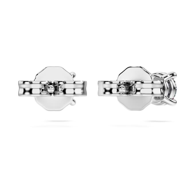 Eternity-oorbellen met in het laboratorium gekweekte diamanten 0,52 ct in totaal, ronde vorm, sterlingzilver Eternity-oorbellen met in het laboratorium gekweekte diamanten 0,52 ct in totaal, ronde vorm, sterlingzilver