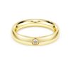 Eternity-ring met in het laboratorium gekweekte diamanten 0,05 karaat in totaal, ronde vorm, 14-karaats geelgoud Eternity-ring met in het laboratorium gekweekte diamanten 0,05 karaat in totaal, ronde vorm, 14-karaats geelgoud
