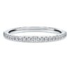 Eternity-ring met in het laboratorium gekweekte diamanten 0,2 ct in totaal, ronde vorm, 14K witgoud Eternity-ring met in het laboratorium gekweekte diamanten 0,2 ct in totaal, ronde vorm, 14K witgoud