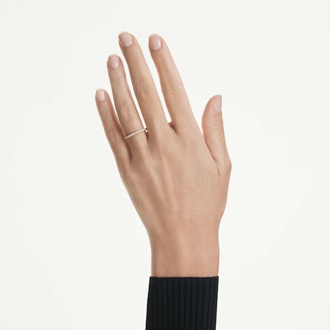 Eternity-ring met in het laboratorium gekweekte diamanten 0,2 karaat in totaal, ronde vorm, 14-karaats geelgoud Eternity-ring met in het laboratorium gekweekte diamanten 0,2 karaat in totaal, ronde vorm, 14-karaats geelgoud