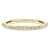 Eternity-ring met in het laboratorium gekweekte diamanten 0,2 karaat in totaal, ronde vorm, 14-karaats geelgoud Eternity-ring met in het laboratorium gekweekte diamanten 0,2 karaat in totaal, ronde vorm, 14-karaats geelgoud