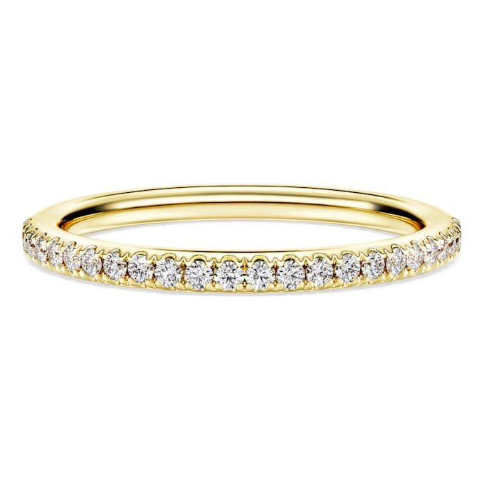 Eternity-ring met in het laboratorium gekweekte diamanten 0,2 karaat in totaal, ronde vorm, 14-karaats geelgoud Eternity-ring met in het laboratorium gekweekte diamanten 0,2 karaat in totaal, ronde vorm, 14-karaats geelgoud