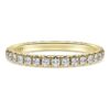 Eternity-ring met in het laboratorium gekweekte diamanten 0,4 karaat in totaal, ronde vorm, 14-karaats geelgoud Eternity-ring met in het laboratorium gekweekte diamanten 0,4 karaat in totaal, ronde vorm, 14-karaats geelgoud