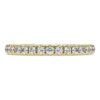 Eternity-ring met in het laboratorium gekweekte diamanten 0,4 karaat in totaal, ronde vorm, 14-karaats geelgoud Eternity-ring met in het laboratorium gekweekte diamanten 0,4 karaat in totaal, ronde vorm, 14-karaats geelgoud