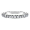 Eternity-ring met in het laboratorium gekweekte diamanten 0,4 karaat in totaal, ronde vorm, 14K witgoud Eternity-ring met in het laboratorium gekweekte diamanten 0,4 karaat in totaal, ronde vorm, 14K witgoud
