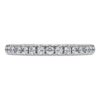 Eternity-ring met in het laboratorium gekweekte diamanten 0,4 karaat in totaal, ronde vorm, 14K witgoud Eternity-ring met in het laboratorium gekweekte diamanten 0,4 karaat in totaal, ronde vorm, 14K witgoud