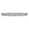 Eternity-ring met in het laboratorium gekweekte diamanten 0,4 karaat in totaal, ronde vorm, sterlingzilver Eternity-ring met in het laboratorium gekweekte diamanten 0,4 karaat in totaal, ronde vorm, sterlingzilver