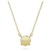 Eternity solitaire hanger met in het laboratorium gekweekte diamanten 1 ct tw, ronde vorm, 14K geelgoud Eternity solitaire hanger met in het laboratorium gekweekte diamanten 1 ct tw, ronde vorm, 14K geelgoud