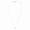 Eternity Solitaire hanger met in het laboratorium gekweekte diamanten 1 Ct Tw, ronde vorm, 14K witgoud Eternity Solitaire hanger met in het laboratorium gekweekte diamanten 1 Ct Tw, ronde vorm, 14K witgoud