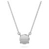 Eternity Solitaire hanger met in het laboratorium gekweekte diamanten 1 Ct Tw, ronde vorm, 14K witgoud Eternity Solitaire hanger met in het laboratorium gekweekte diamanten 1 Ct Tw, ronde vorm, 14K witgoud