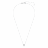 Eternity Solitaire hanger met in het laboratorium gekweekte diamanten 2 karaat in totaal, ronde vorm, 14K witgoud Eternity Solitaire hanger met in het laboratorium gekweekte diamanten 2 karaat in totaal, ronde vorm, 14K witgoud