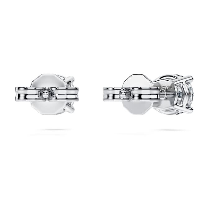 Eternity solitaire oorbellen met in het laboratorium gekweekte diamanten, 1 karaat in totaal, ronde vorm, 14K witgoud Eternity solitaire oorbellen met in het laboratorium gekweekte diamanten, 1 karaat in totaal, ronde vorm, 14K witgoud