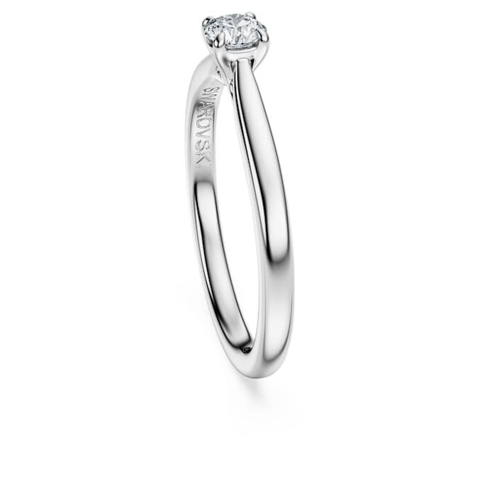 Eternity solitaire ring met in het laboratorium gekweekte diamanten 0,25 karaat in totaal, ronde vorm, sterlingzilver Eternity solitaire ring met in het laboratorium gekweekte diamanten 0,25 karaat in totaal, ronde vorm, sterlingzilver