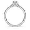 Eternity solitaire ring met in het laboratorium gekweekte diamanten 0,7 karaat in totaal, ronde vorm, 14-karaats witgoud Eternity solitaire ring met in het laboratorium gekweekte diamanten 0,7 karaat in totaal, ronde vorm, 14-karaats witgoud