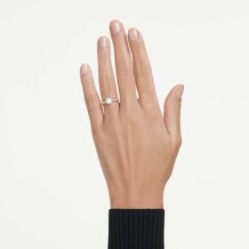 Eternity solitaire ring met in het laboratorium gekweekte diamanten 1,2 karaat in totaal, ronde vorm, 14-karaats geelgoud Eternity solitaire ring met in het laboratorium gekweekte diamanten 1,2 karaat in totaal, ronde vorm, 14-karaats geelgoud