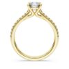 Eternity solitaire ring met in het laboratorium gekweekte diamanten 1,2 karaat in totaal, ronde vorm, 14-karaats geelgoud Eternity solitaire ring met in het laboratorium gekweekte diamanten 1,2 karaat in totaal, ronde vorm, 14-karaats geelgoud