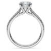 Eternity solitaire ring met in het laboratorium gekweekte diamanten 1,7 karaat in totaal, ronde vorm, 14-karaats witgoud Eternity solitaire ring met in het laboratorium gekweekte diamanten 1,7 karaat in totaal, ronde vorm, 14-karaats witgoud