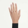 Eternity solitaire ring met in het laboratorium gekweekte diamanten 2,25 karaat in totaal, ronde vorm, 14K witgoud Eternity solitaire ring met in het laboratorium gekweekte diamanten 2,25 karaat in totaal, ronde vorm, 14K witgoud