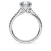 Eternity solitaire ring met in het laboratorium gekweekte diamanten 2,25 karaat in totaal, ronde vorm, 14K witgoud Eternity solitaire ring met in het laboratorium gekweekte diamanten 2,25 karaat in totaal, ronde vorm, 14K witgoud