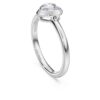 Eternity solitaire ring met in het laboratorium gekweekte diamanten van in totaal 0,5 karaat, hartvorm, sterlingzilver Eternity solitaire ring met in het laboratorium gekweekte diamanten van in totaal 0,5 karaat, hartvorm, sterlingzilver