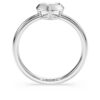 Eternity solitaire ring met in het laboratorium gekweekte diamanten van in totaal 0,5 karaat, hartvorm, sterlingzilver Eternity solitaire ring met in het laboratorium gekweekte diamanten van in totaal 0,5 karaat, hartvorm, sterlingzilver