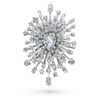 Galaxy-broche met in het laboratorium gekweekte diamanten, 15,71 karaat in totaal, gemengde vormen, 18-karaats witgoud Galaxy-broche met in het laboratorium gekweekte diamanten, 15,71 karaat in totaal, gemengde vormen, 18-karaats witgoud
