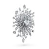 Galaxy-broche met in het laboratorium gekweekte diamanten, 15,71 karaat in totaal, gemengde vormen, 18-karaats witgoud Galaxy-broche met in het laboratorium gekweekte diamanten, 15,71 karaat in totaal, gemengde vormen, 18-karaats witgoud
