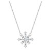 Galaxy-hanger met in het laboratorium gekweekte diamanten 0,5 karaat in totaal, ronde vorm, 14K witgoud Galaxy-hanger met in het laboratorium gekweekte diamanten 0,5 karaat in totaal, ronde vorm, 14K witgoud