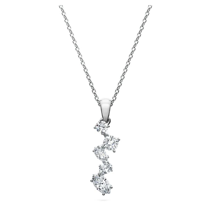 Galaxy-hanger met in het laboratorium gekweekte diamanten 0,9 karaat in totaal, gemengde vormen, 14-karaats witgoud Galaxy-hanger met in het laboratorium gekweekte diamanten 0,9 karaat in totaal, gemengde vormen, 14-karaats witgoud