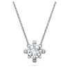 Galaxy-hanger met in het laboratorium gekweekte diamanten 1,05 karaat in totaal, ronde vorm, 14K witgoud Galaxy-hanger met in het laboratorium gekweekte diamanten 1,05 karaat in totaal, ronde vorm, 14K witgoud