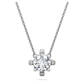 Galaxy-hanger met in het laboratorium gekweekte diamanten 1,05 karaat in totaal, ronde vorm, 14K witgoud Galaxy-hanger met in het laboratorium gekweekte diamanten 1,05 karaat in totaal, ronde vorm, 14K witgoud