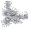 Galaxy-ketting met in het laboratorium gekweekte diamanten 156,62 Ct Tw, gemengde vormen, 18K witgoud Galaxy-ketting met in het laboratorium gekweekte diamanten 156,62 Ct Tw, gemengde vormen, 18K witgoud