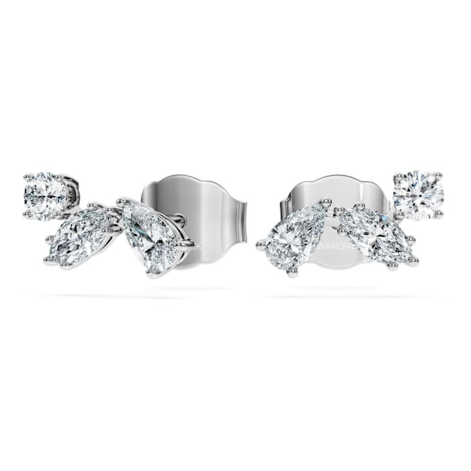 Galaxy-oorbellen met in het laboratorium gekweekte diamanten 0,5 ct in totaal, gemengde vormen, sterlingzilver Galaxy-oorbellen met in het laboratorium gekweekte diamanten 0,5 ct in totaal, gemengde vormen, sterlingzilver