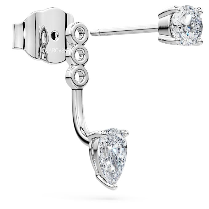 Galaxy-oorbellen met in het laboratorium gekweekte diamanten 0,82 karaat in totaal, gemengde vormen, sterlingzilver Galaxy-oorbellen met in het laboratorium gekweekte diamanten 0,82 karaat in totaal, gemengde vormen, sterlingzilver