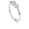 Galaxy-ring met in het laboratorium gekweekte diamanten 0,43 ct in totaal, gemengde vormen, sterlingzilver Galaxy-ring met in het laboratorium gekweekte diamanten 0,43 ct in totaal, gemengde vormen, sterlingzilver