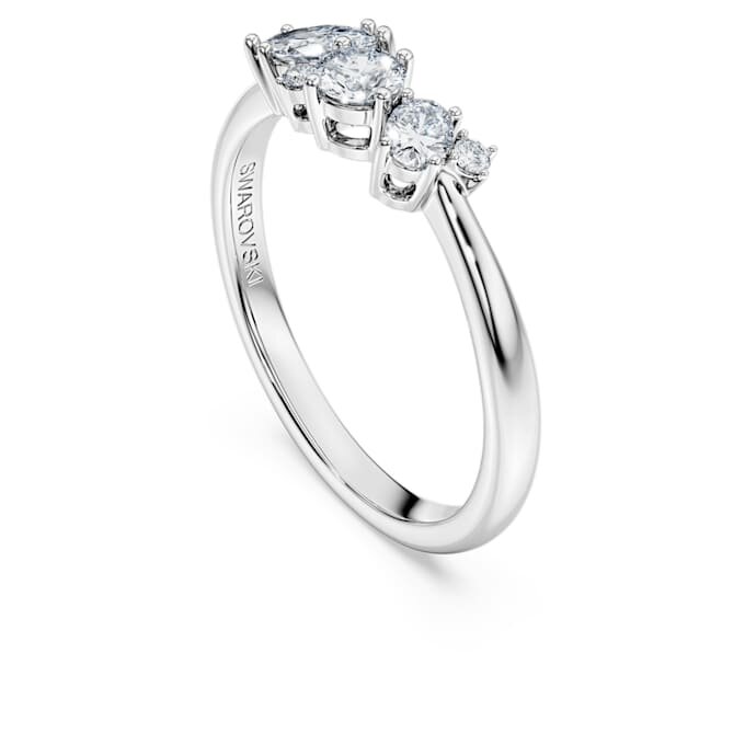 Galaxy-ring met in het laboratorium gekweekte diamanten 0,43 ct in totaal, gemengde vormen, sterlingzilver Galaxy-ring met in het laboratorium gekweekte diamanten 0,43 ct in totaal, gemengde vormen, sterlingzilver