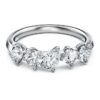Galaxy Ring met in het laboratorium gekweekte diamanten, 1 karaat in totaal, diverse vormen, 14-karaats witgoud Galaxy Ring met in het laboratorium gekweekte diamanten, 1 karaat in totaal, diverse vormen, 14-karaats witgoud