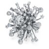 Galaxy-ring met in het laboratorium gekweekte diamanten 9,5 karaat in totaal, gemengde vormen, 18-karaats witgoud Galaxy-ring met in het laboratorium gekweekte diamanten 9,5 karaat in totaal, gemengde vormen, 18-karaats witgoud