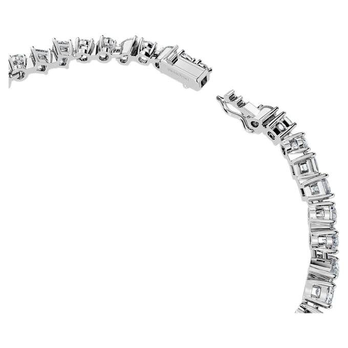 Galaxy-tennisarmband met in het laboratorium gekweekte diamanten, 5 karaat in totaal, gemengde vormen, 14-karaats witgoud Galaxy-tennisarmband met in het laboratorium gekweekte diamanten, 5 karaat in totaal, gemengde vormen, 14-karaats witgoud