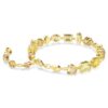 Gema-armband met gemengde slijpvormen, geel, verguld Gema-armband met gemengde slijpvormen, geel, verguld