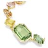 Gema-armband met gemengde slijpvormen, veelkleurig, verguld Gema-armband met gemengde slijpvormen, veelkleurig, verguld