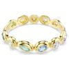 Gema-armband met gemengde slijpvormen, veelkleurig, verguld in goudkleur Gema-armband met gemengde slijpvormen, veelkleurig, verguld in goudkleur
