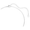 Gema-hanger met gemengde slijpvormen, roze, gerhodineerd Gema-hanger met gemengde slijpvormen, roze, gerhodineerd