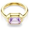 Gema Motif-ringen (3), veelkleurig, verguld Gema Motif-ringen (3), veelkleurig, verguld